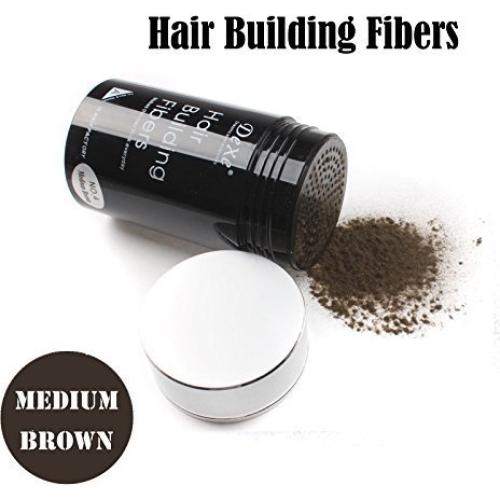 Dexe Fibras para Construir Cabello Color Marrón Medio 22g