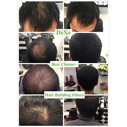 Dexe Fibras para Construir Cabello Color Marrón Medio 22g