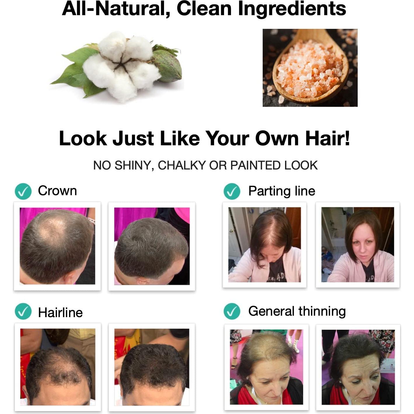 Fibra para Cabello Caboki 16g Marrón Oscuro - Natural y Resistente