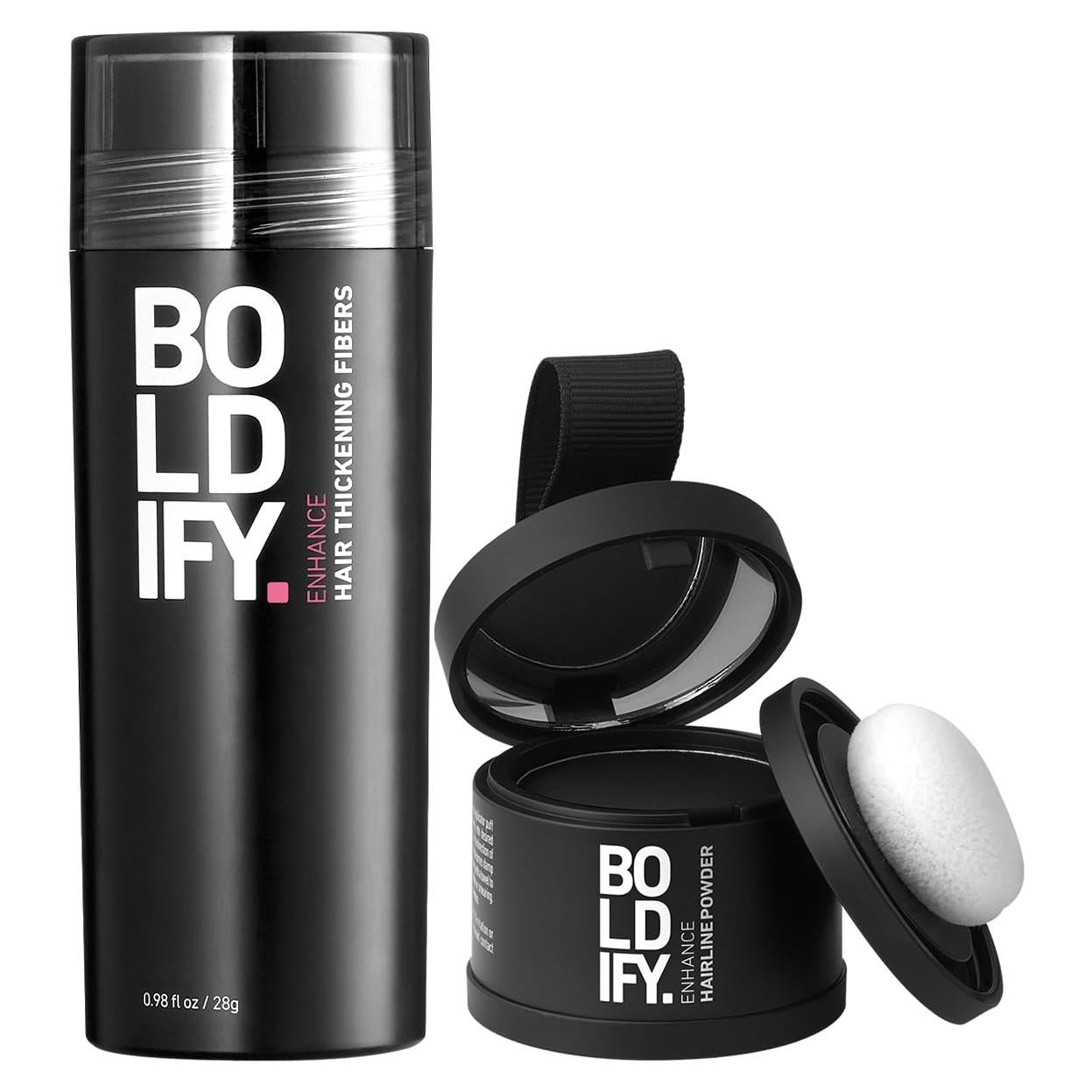 Polvo para Cabello Boldify - Cubrimiento Raíces Negro 145g