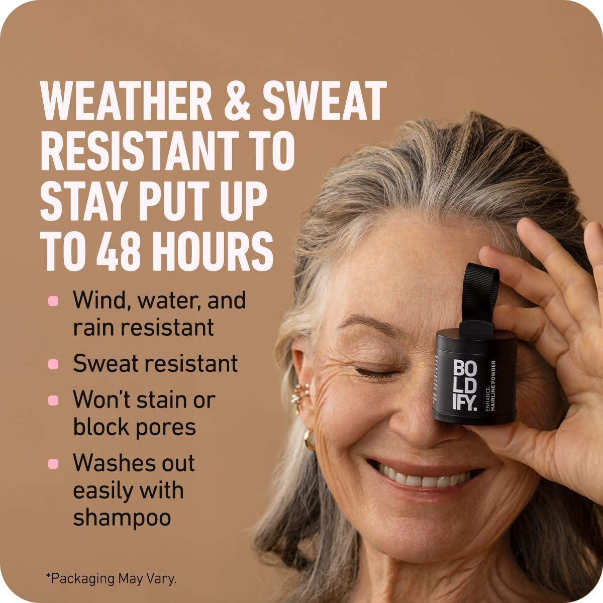 Polvo para Cabello Boldify - Cubrimiento Raíces Negro 145g