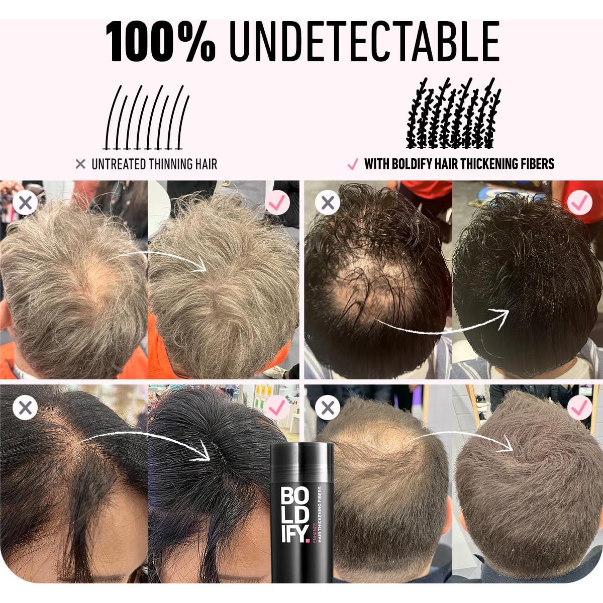 Polvo para Cabello Boldify - Cubrimiento Raíces Negro 145g