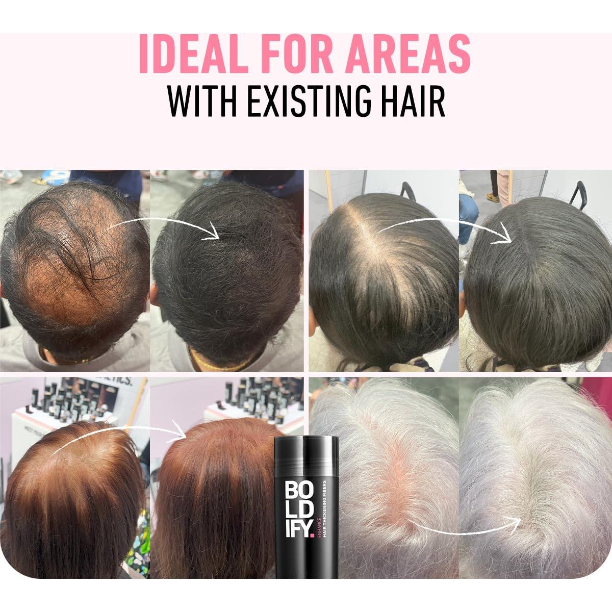 Polvo para Cabello Boldify - Cubrimiento Raíces Negro 145g