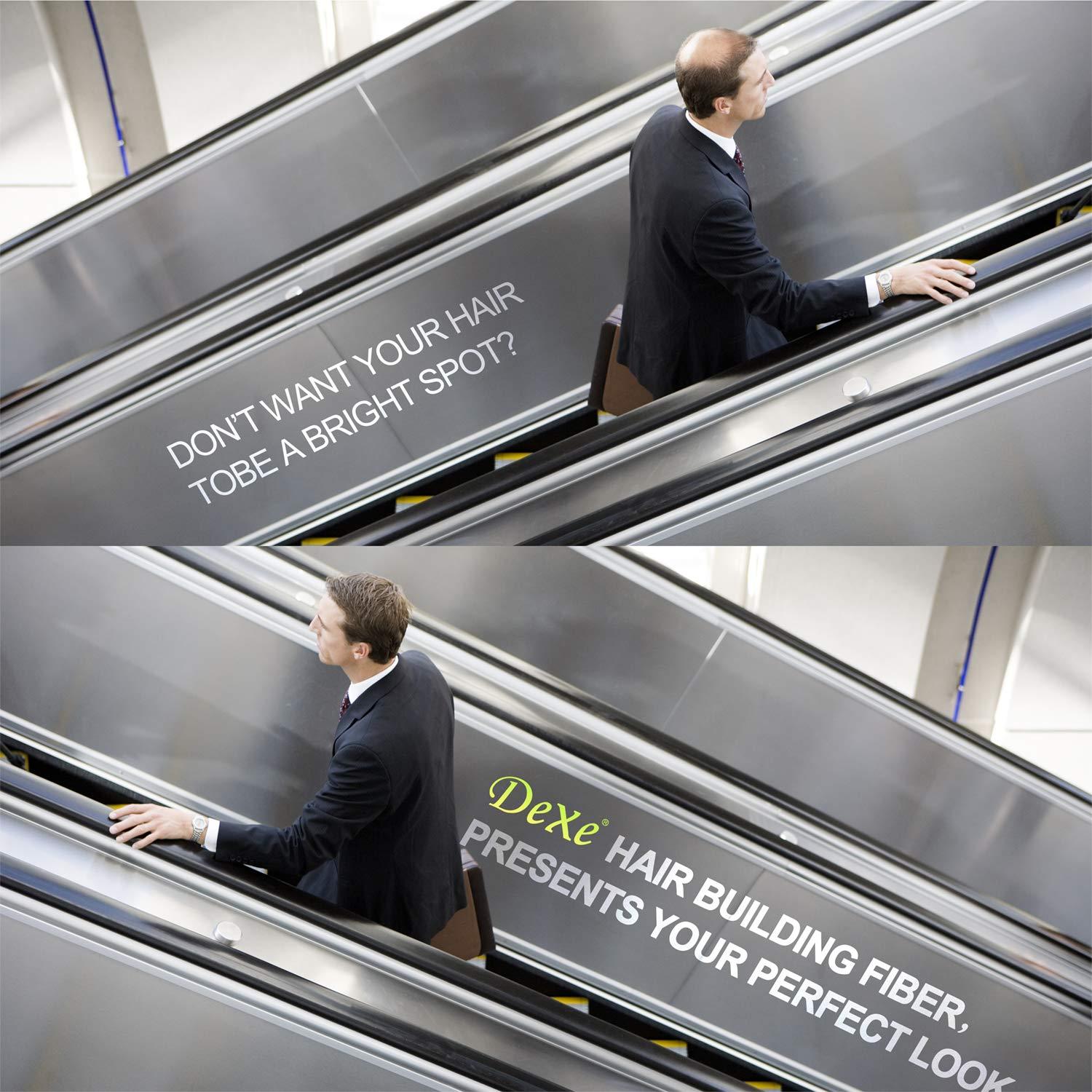 Polvo de Fibra Capilar Dexe Negro para Cabello Fino 9g