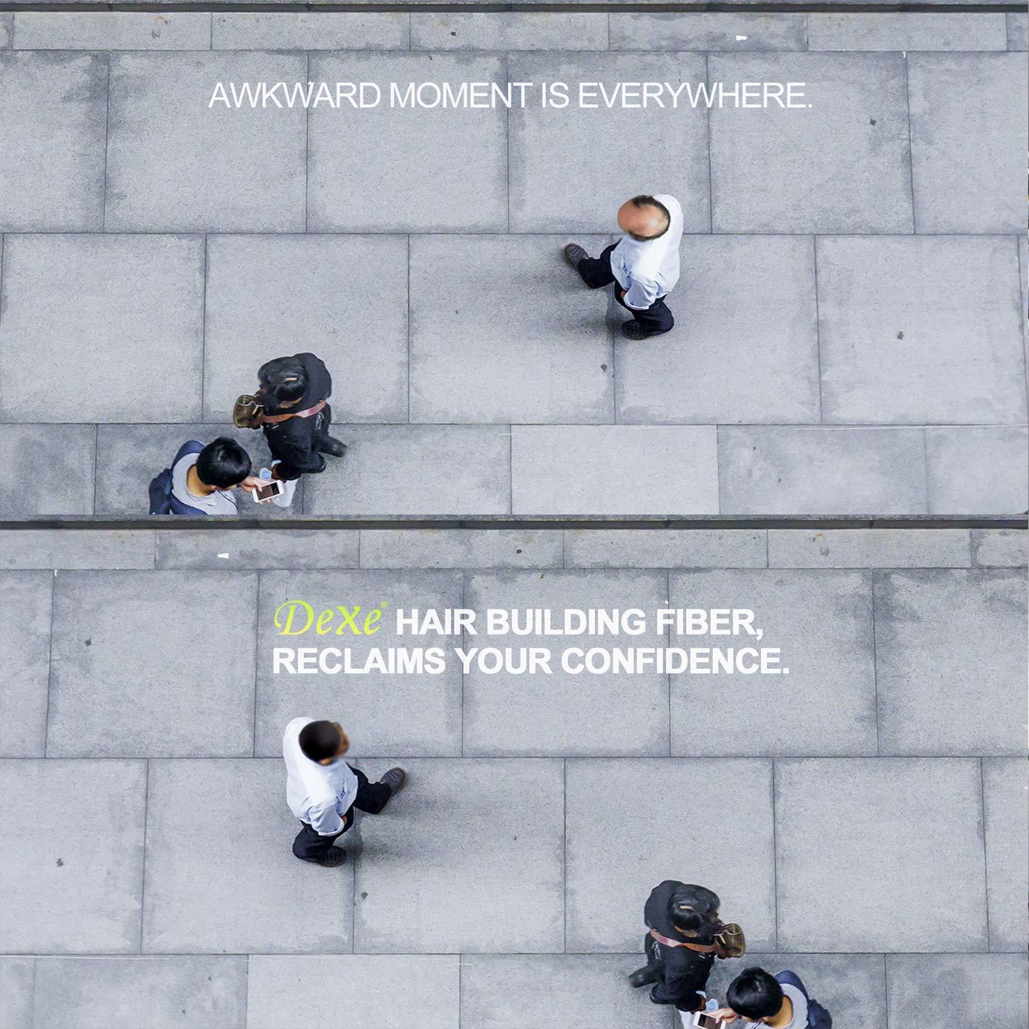 Polvo de Fibra Capilar Dexe Negro para Cabello Fino 9g