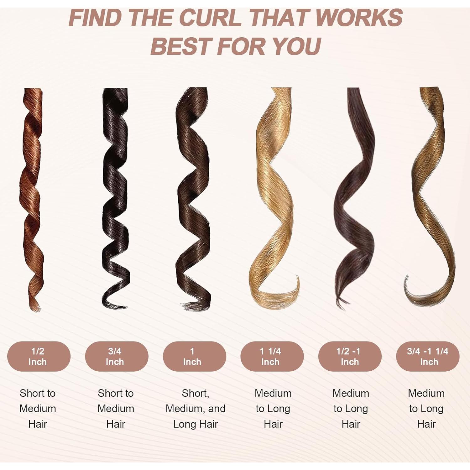 Rizador de Cabello ToMe 13mm Doble Voltaje Cerámico