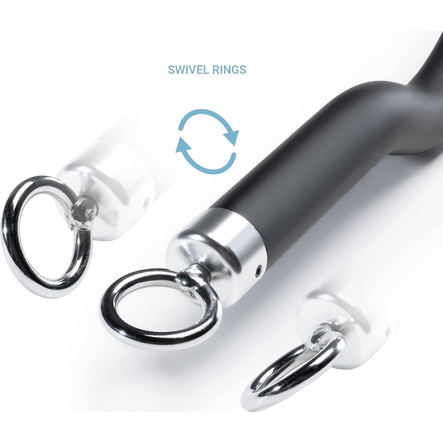 Barra de Ejercicio Deluxe Bionic Body BBEB-7355 119 cm Negra