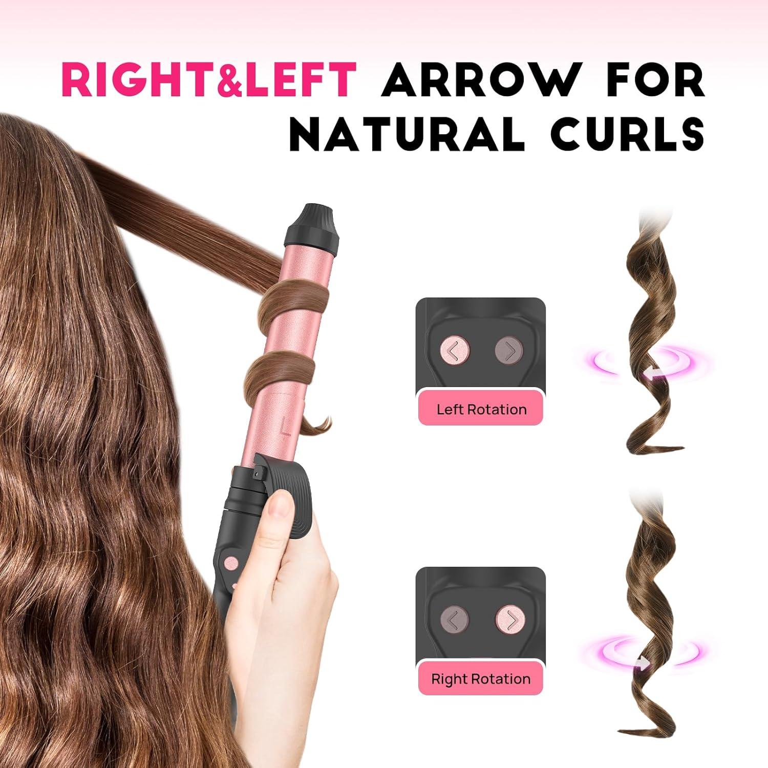 Plancha de Rizar Automática MESCOMB HC04 3 Barriles Intercambiables