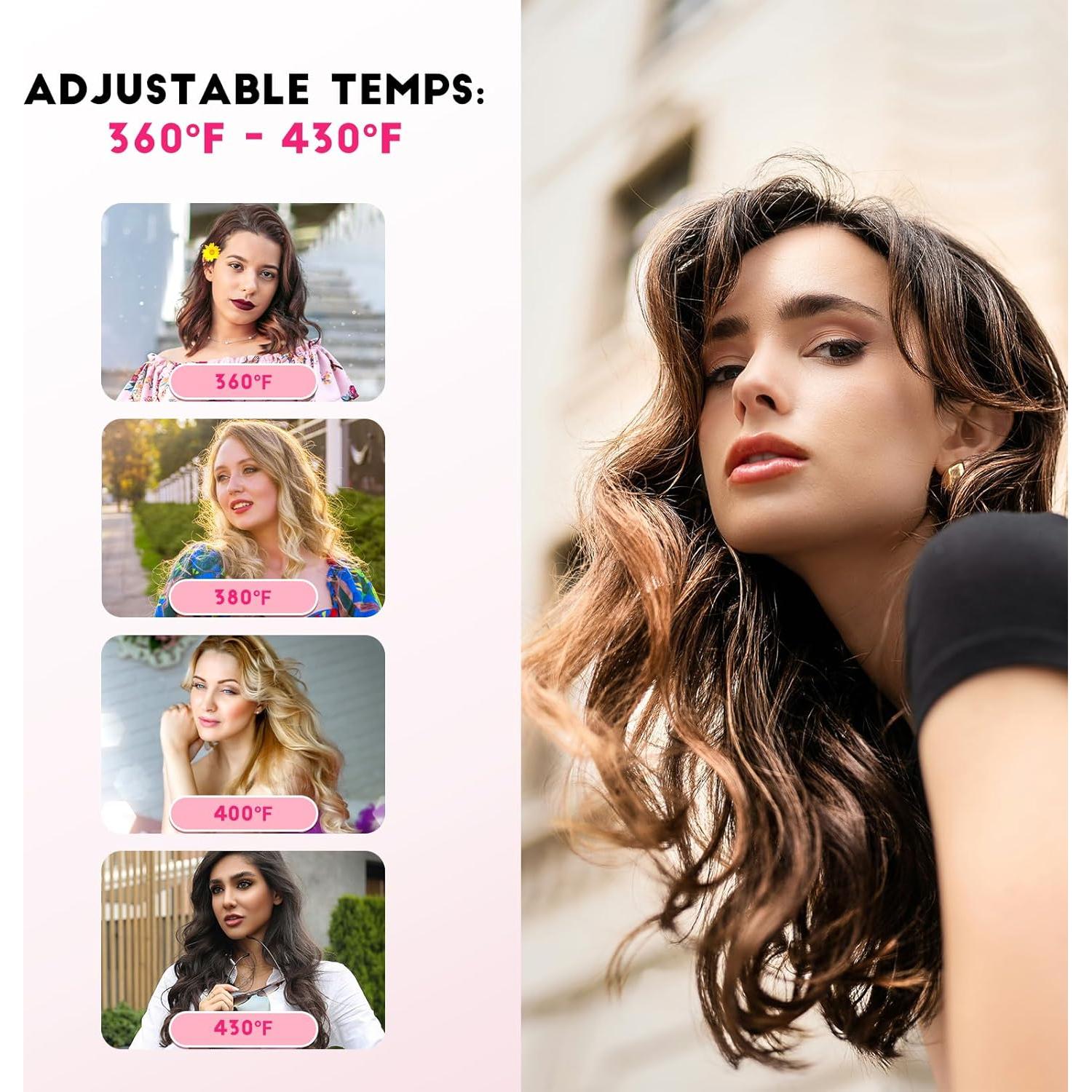 Plancha de Rizar Automática MESCOMB HC04 3 Barriles Intercambiables