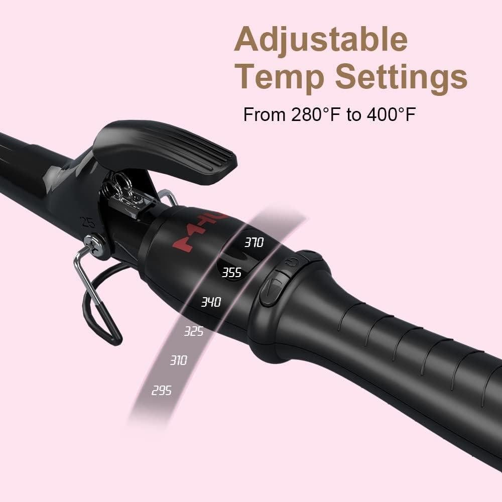 Varita de Rizado MHU Cerámica 1.27-2.54 cm Ajustable