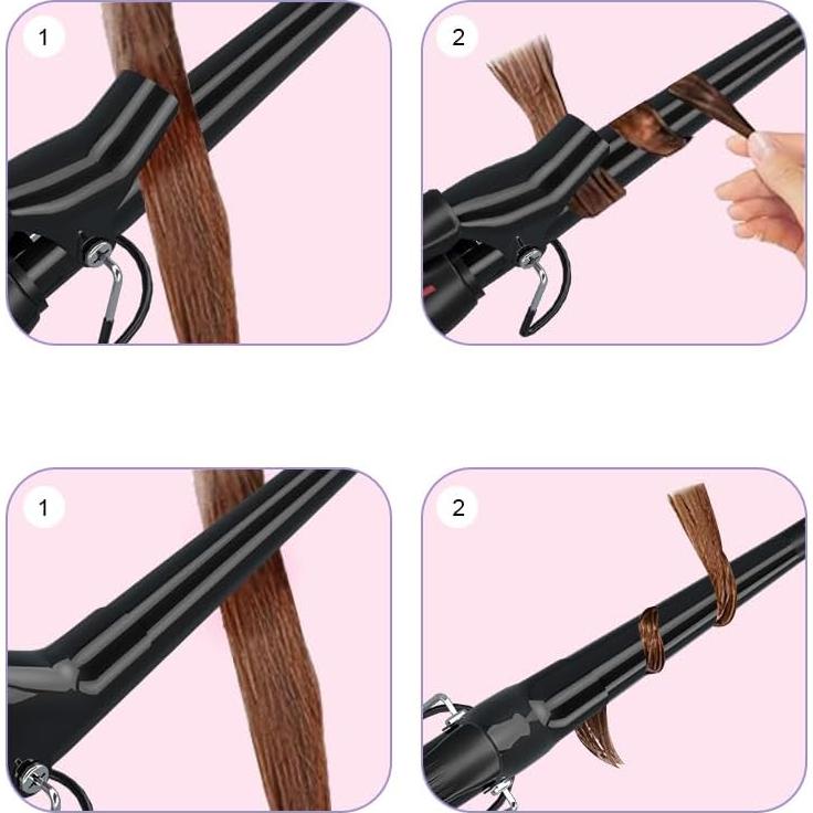 Varita de Rizado MHU Cerámica 1.27-2.54 cm Ajustable