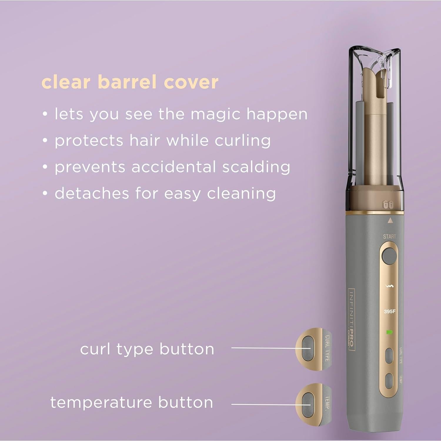 Rizador Automático Inalámbrico Conair Curl Secret Mini 1.27 cm