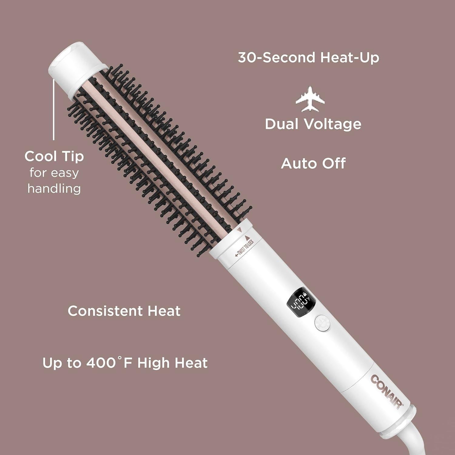 Estilizador de Cabello 5 en 1 Conair Doble Cerámica Accesorios