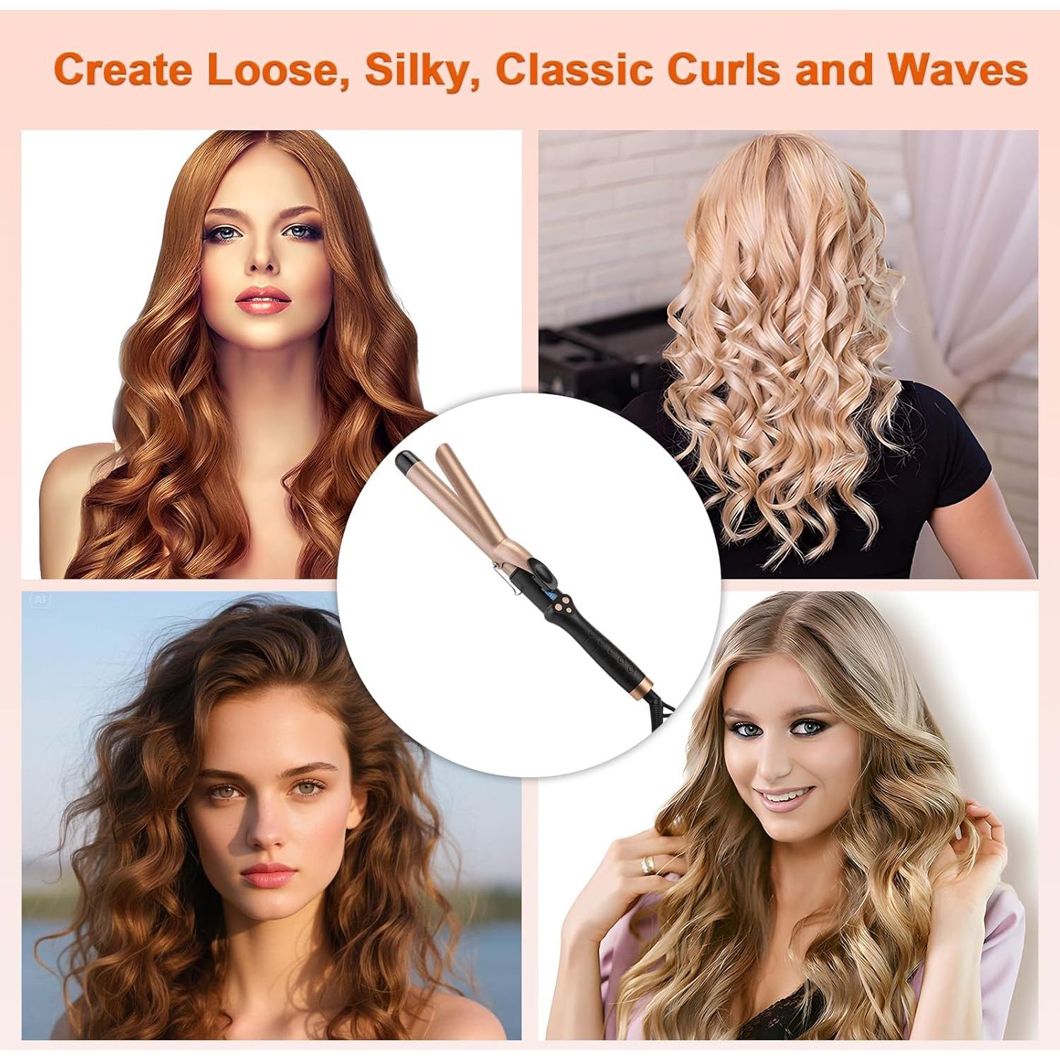 Tenaza Profesional Mcodon 1 Pulgada Cerámica Turmalina Ajustable