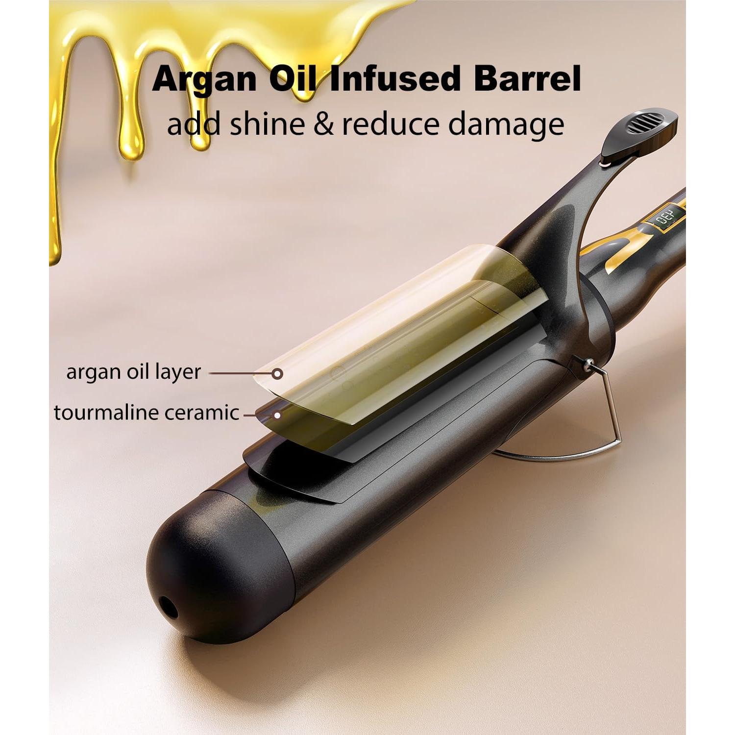 Plancha de Rizar ORYNNE 2 Pulgadas Cerámica Aceite Argán