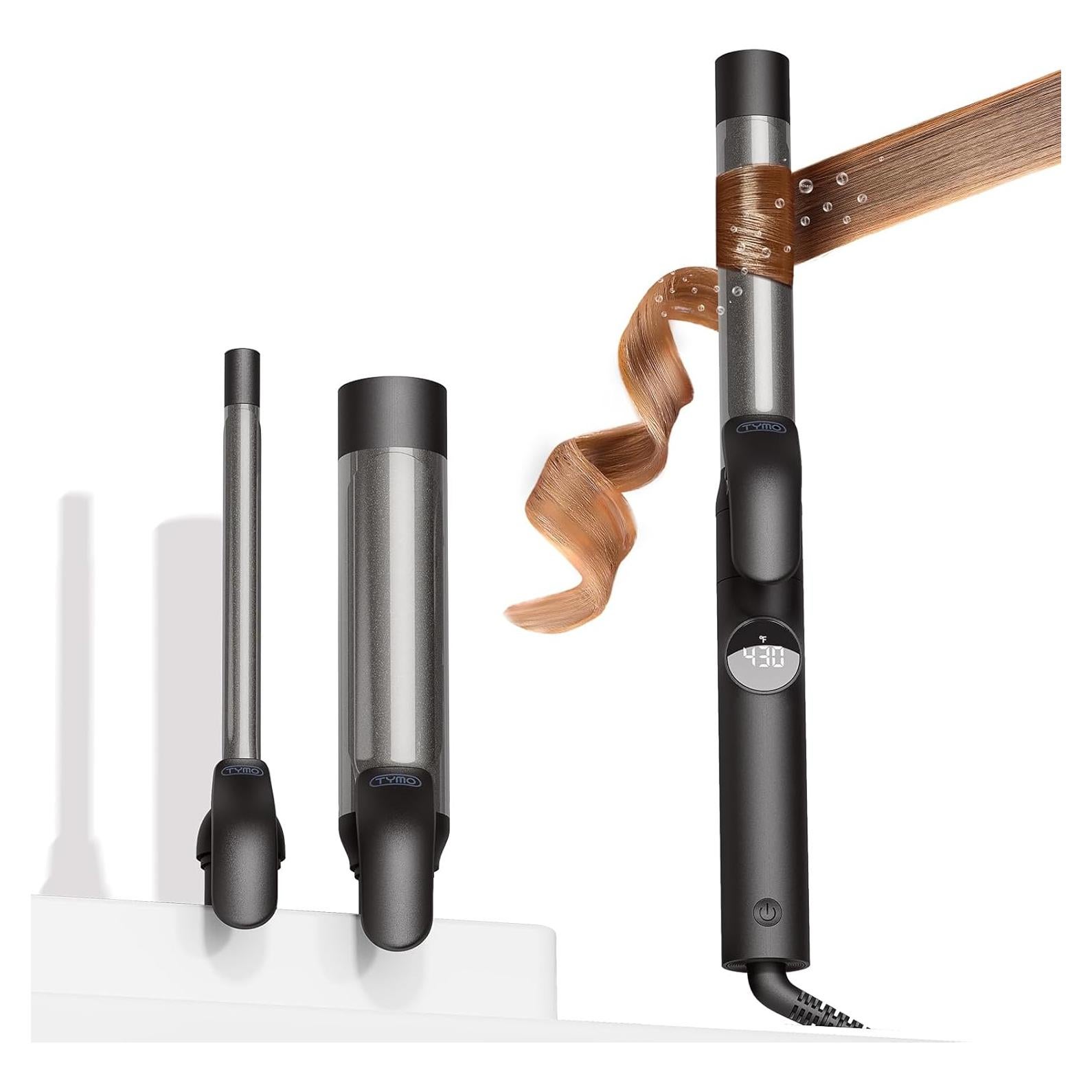 Rizador de Cabello Profesional TYMO CUES 2.0 - 3 Barriles 1.27, 2.54 y 3.81 cm