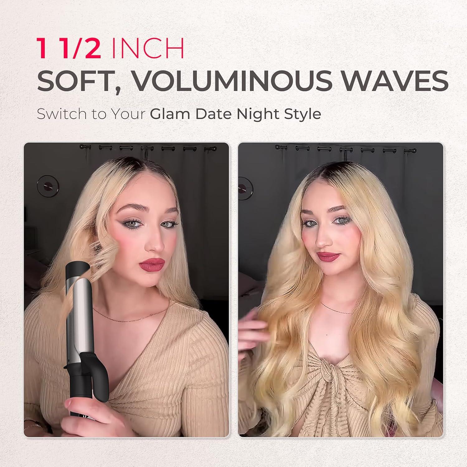 Rizador de Cabello Profesional TYMO CUES 2.0 - 3 Barriles 1.27, 2.54 y 3.81 cm