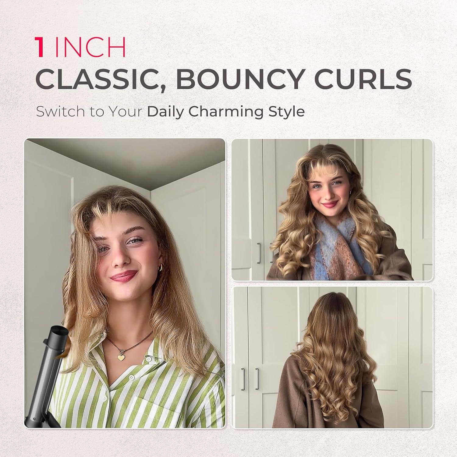 Rizador de Cabello Profesional TYMO CUES 2.0 - 3 Barriles 1.27, 2.54 y 3.81 cm