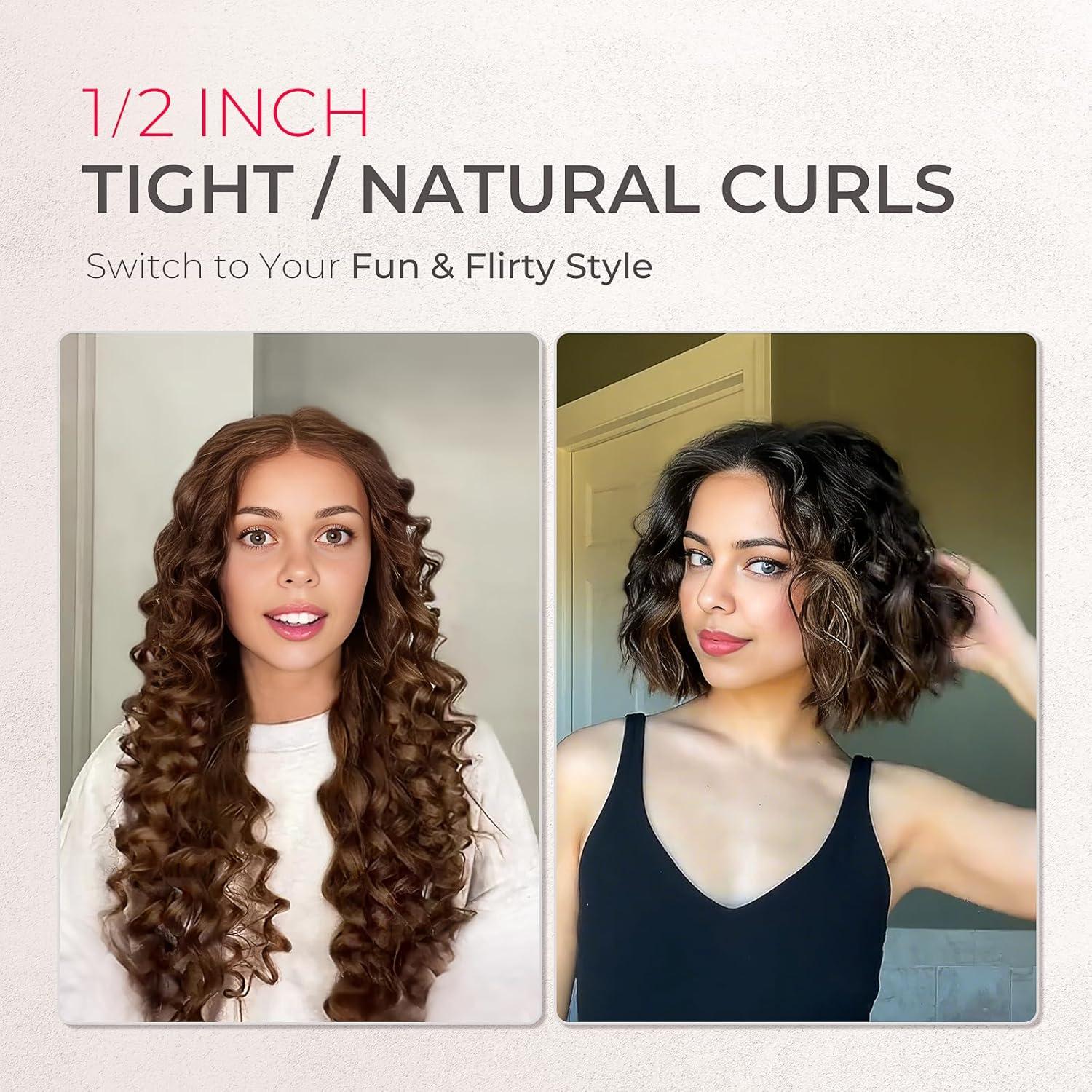 Rizador de Cabello Profesional TYMO CUES 2.0 - 3 Barriles 1.27, 2.54 y 3.81 cm