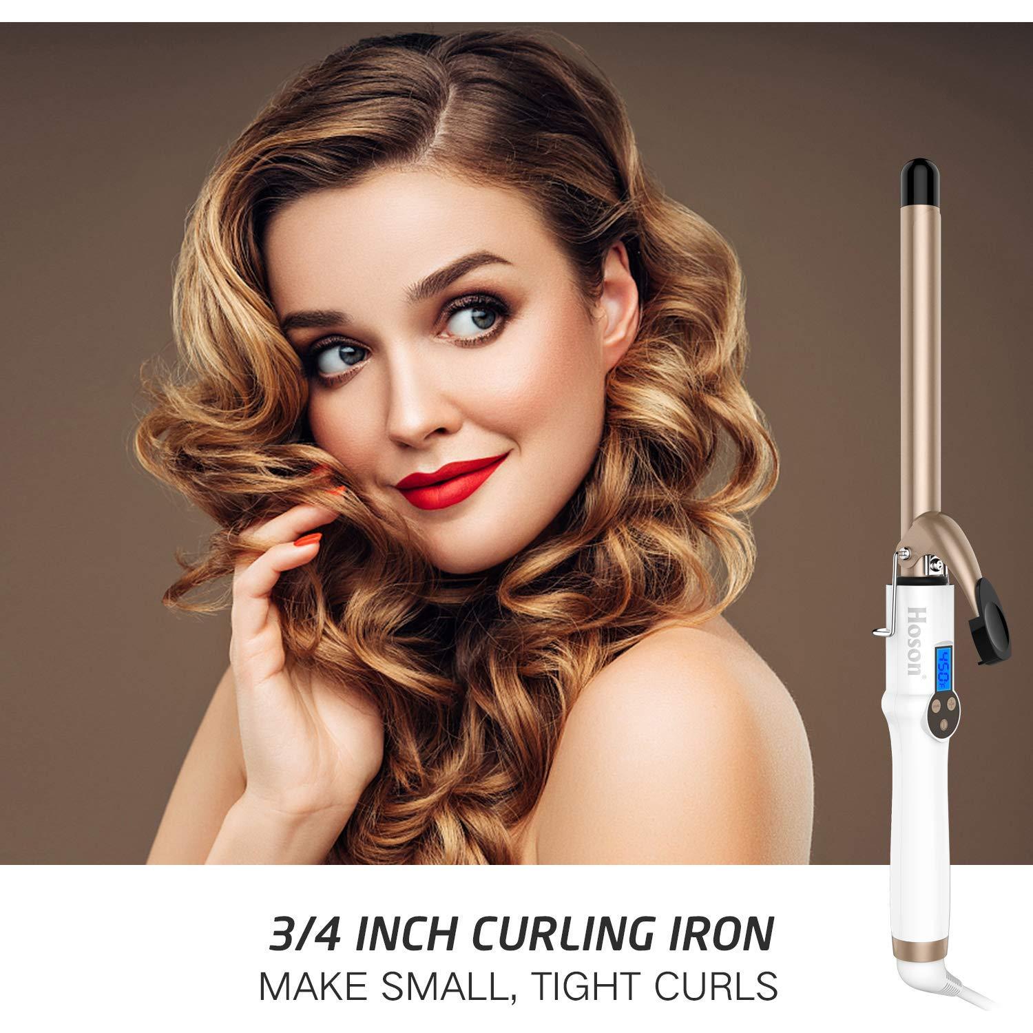 Rizador de Pelo Profesional Hoson 19mm Cerámica Turmalina