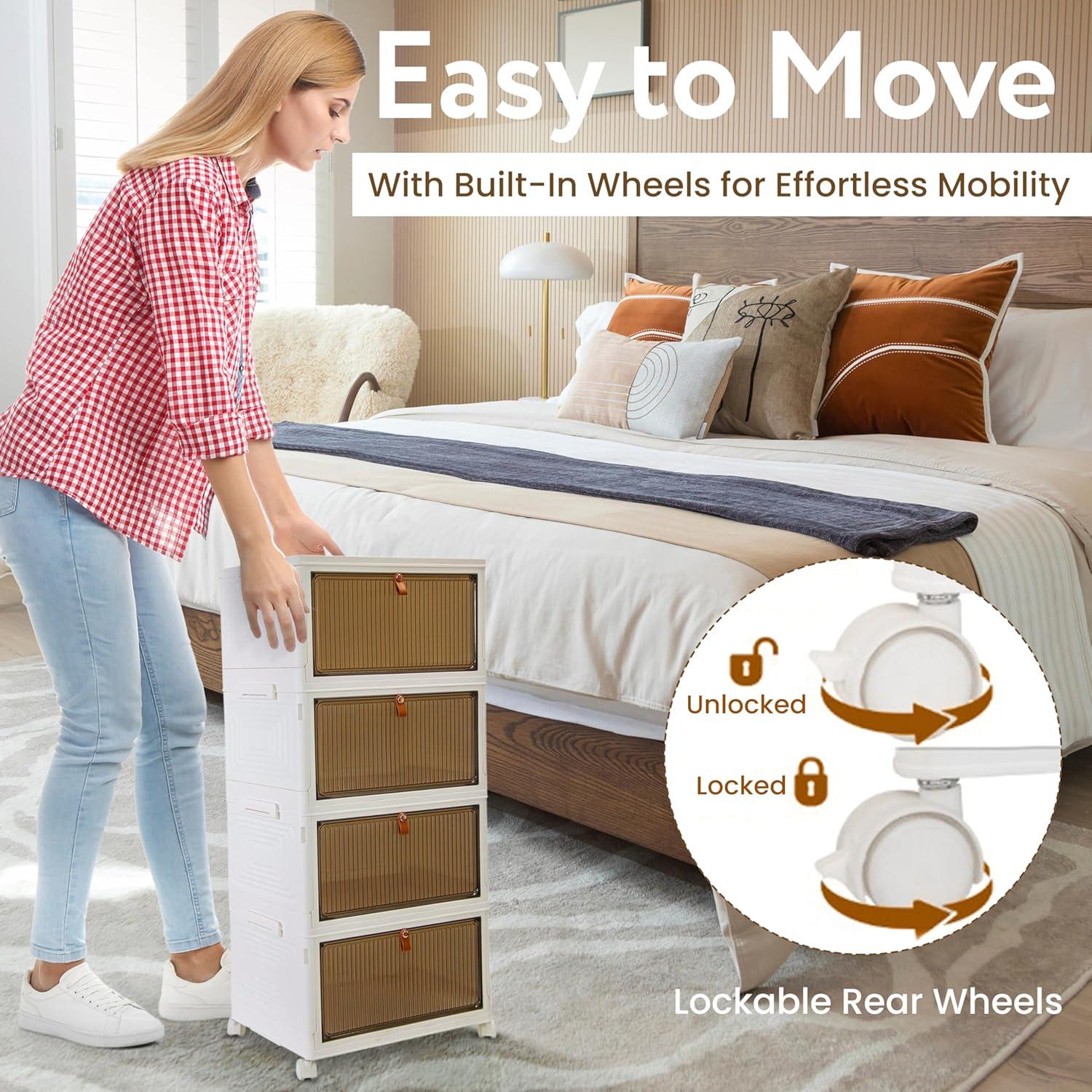 Organizador Apilable Quik Box Sport 4 Niveles 24L - Vertical