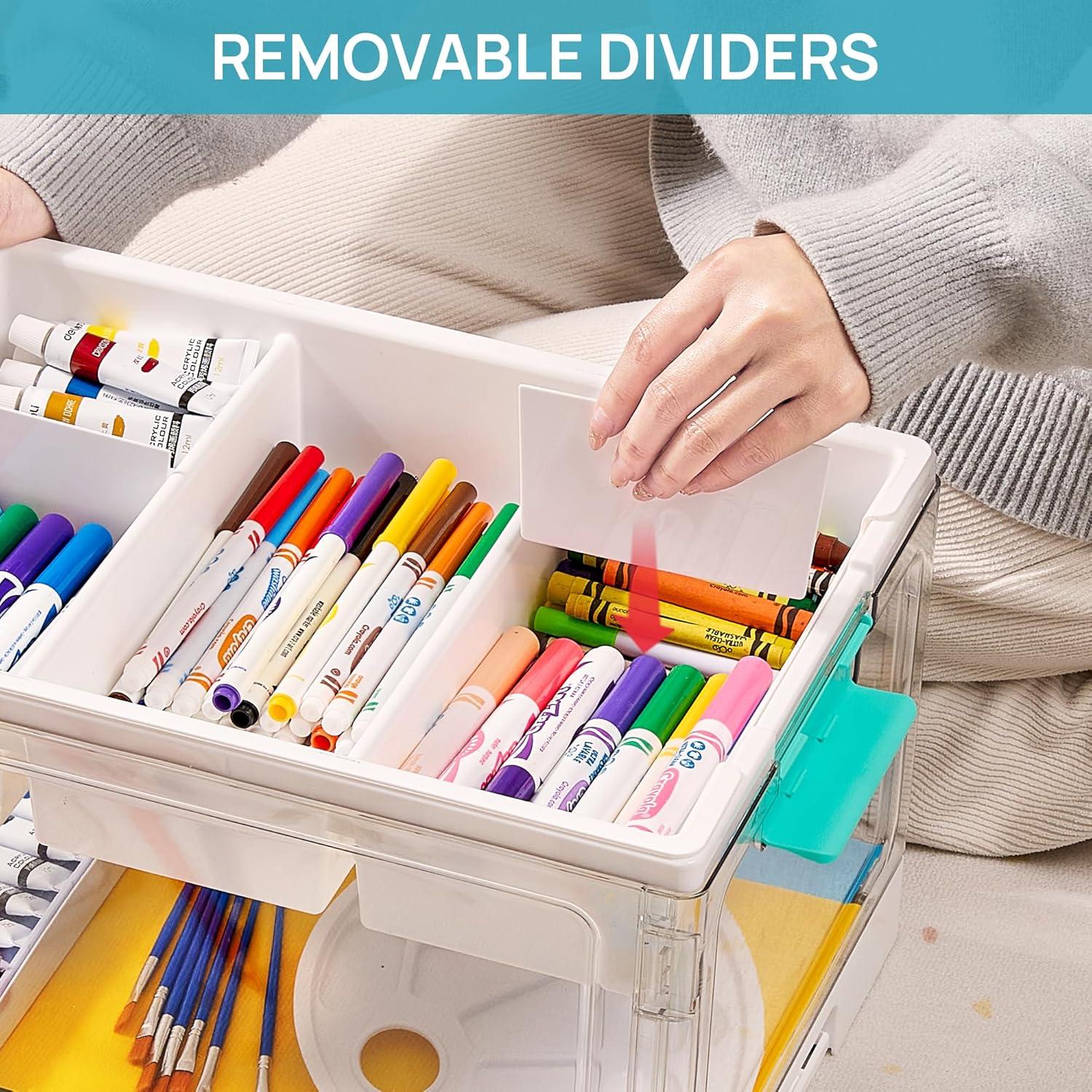 Caja de Almacenamiento Vtopmart 24QT Plástico Transparente