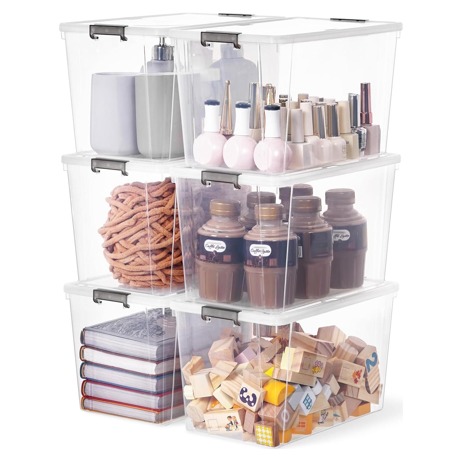 Contenedores de Almacenamiento Citylife 7.8QT 6 Paquetes Plástico