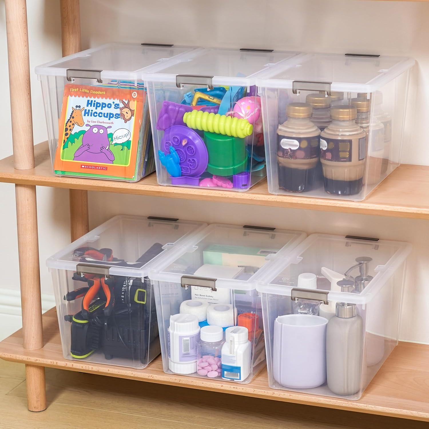 Contenedores de Almacenamiento Citylife 7.8QT 6 Paquetes Plástico