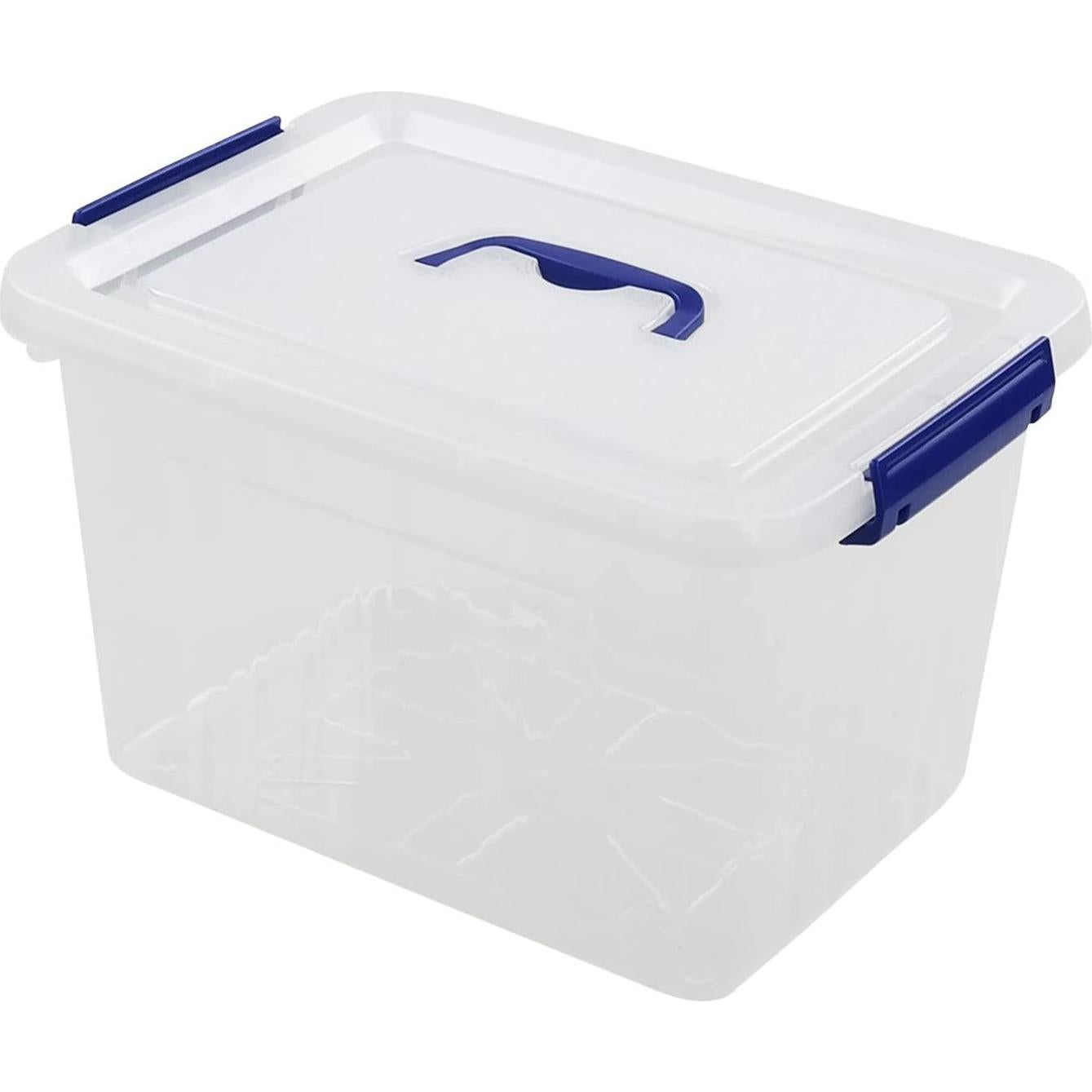 Caja de Almacenamiento Wekioger 12 Cuartos con Tapa y Asa