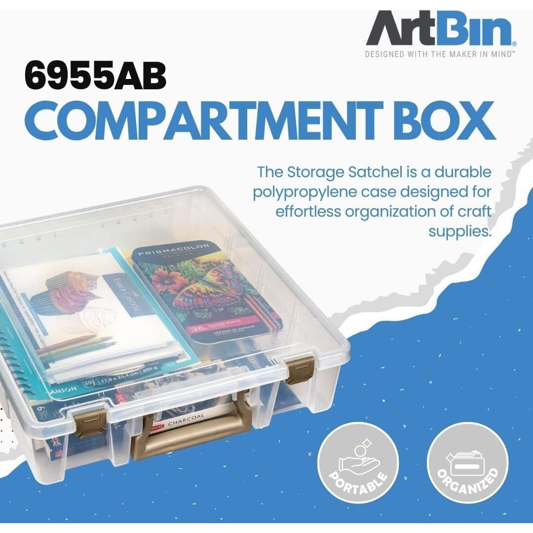 Caja de Almacenamiento ArtBin Super Satchel 6955AB 12L Dorada