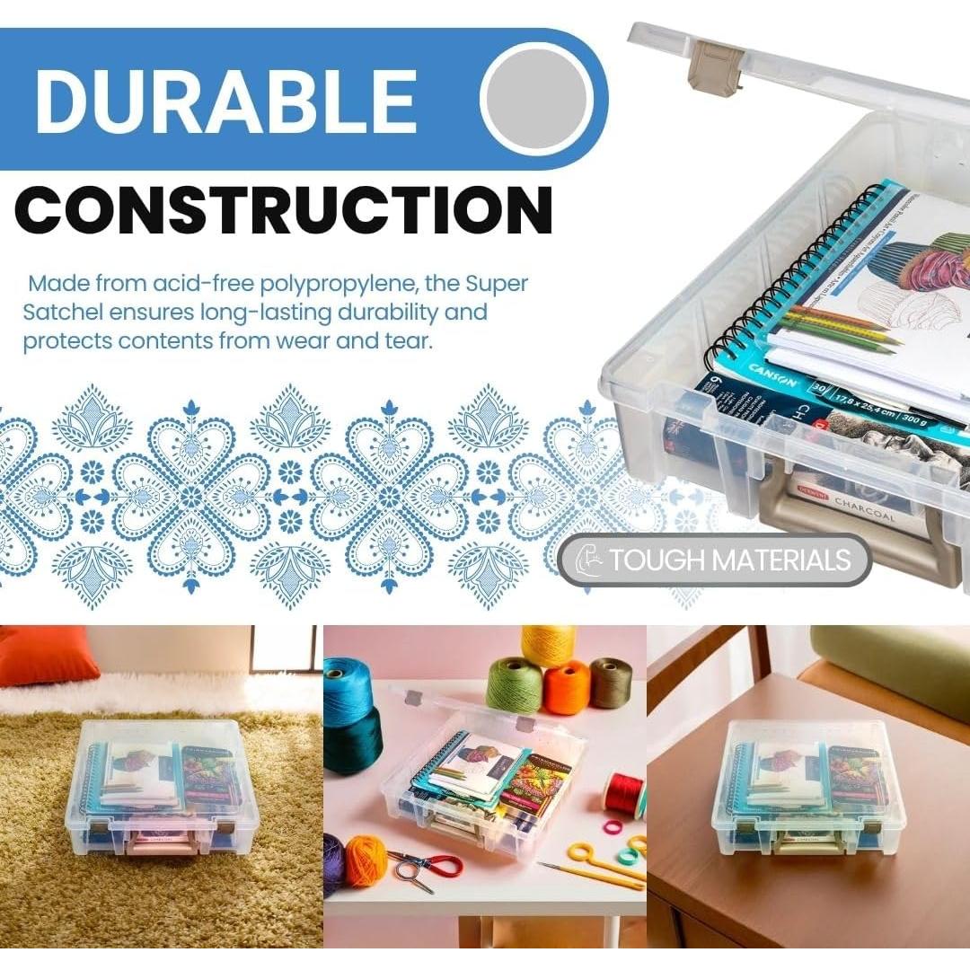 Caja de Almacenamiento ArtBin Super Satchel 6955AB 12L Dorada