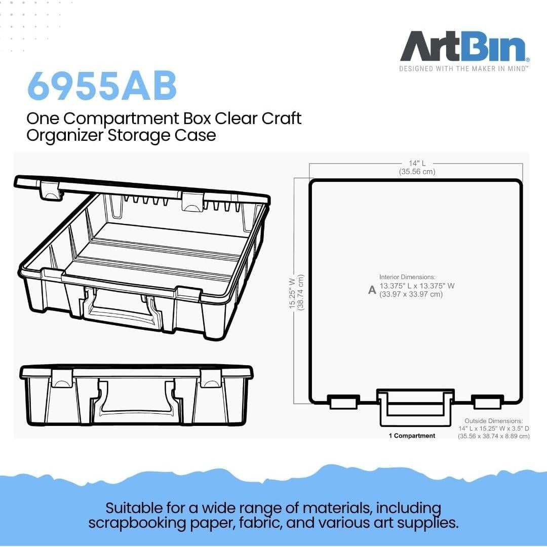 Caja de Almacenamiento ArtBin Super Satchel 6955AB 12L Dorada