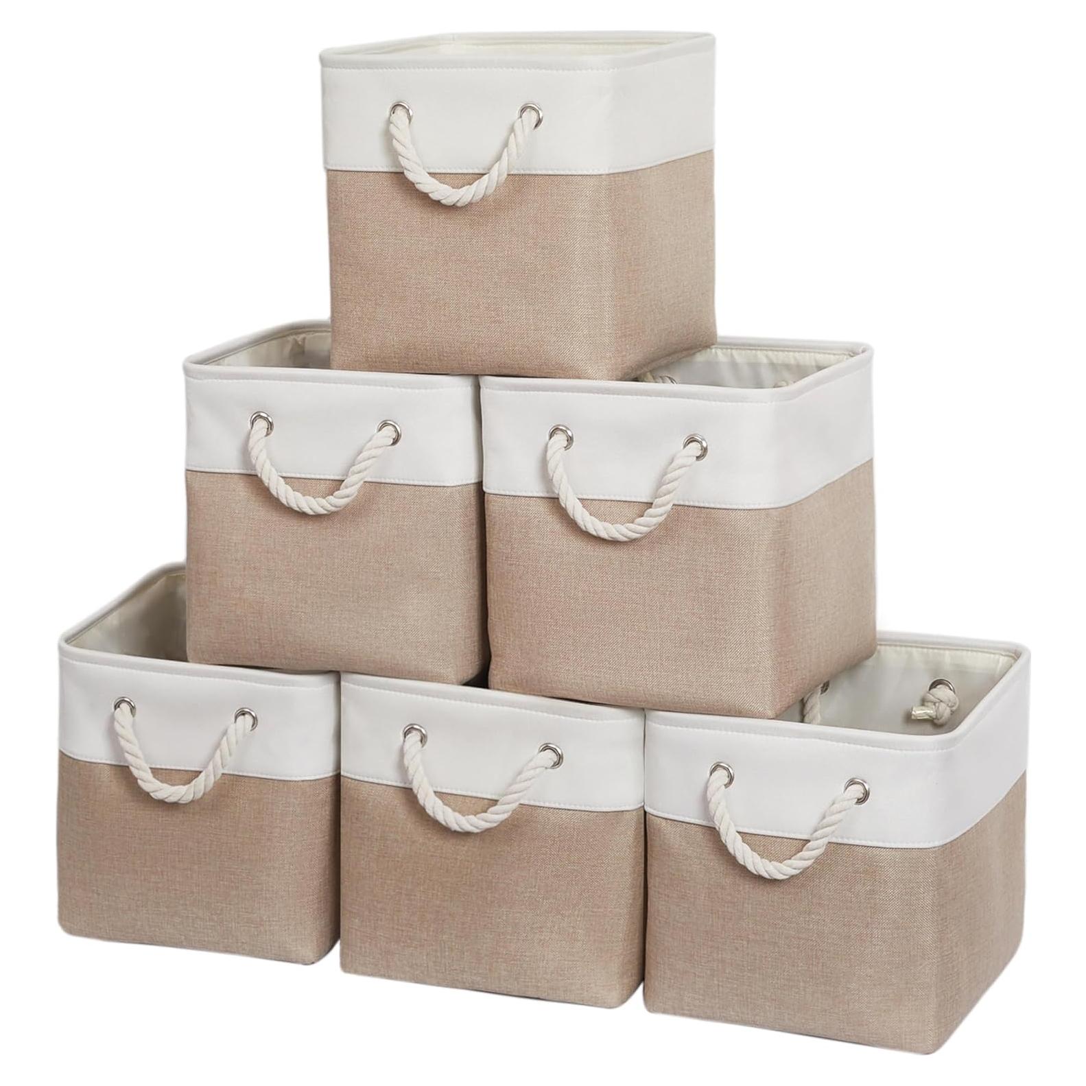 Cestas de Almacenamiento ISEMINGLA 28x28 cm - Paquete de 6