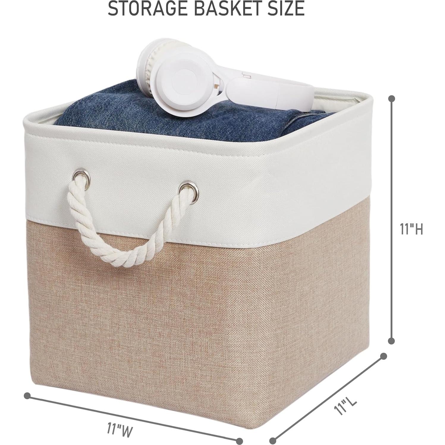 Cestas de Almacenamiento ISEMINGLA 28x28 cm - Paquete de 6