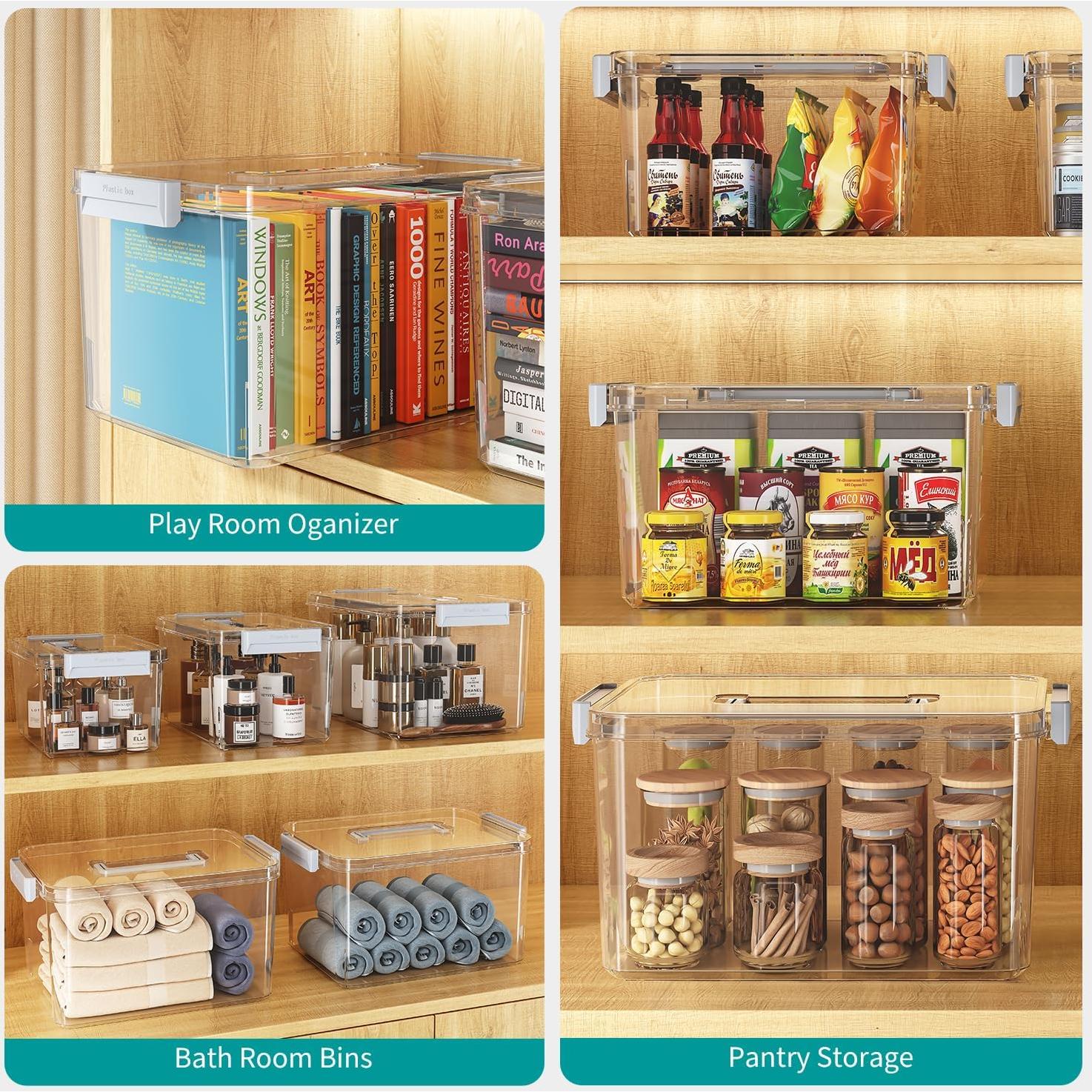 Contenedores de Almacenamiento Plástico MAGDESIGNER 4.5QT y 8.5QT