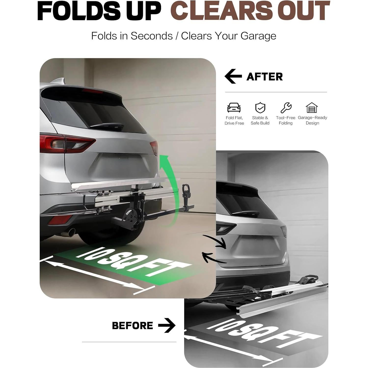 Soporte para Bicicletas Young Electric Plegable 100 lbs (45.36 kg)