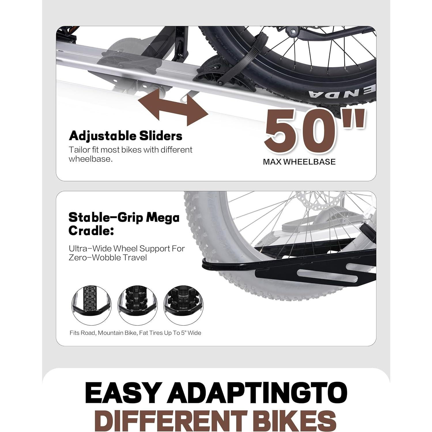 Soporte para Bicicletas Young Electric Plegable 100 lbs (45.36 kg)