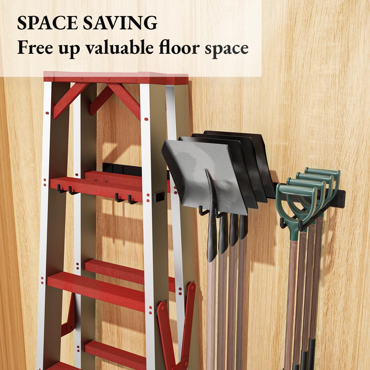 Soporte de Almacenamiento Pared MOOMSINE para Sillas Plegables 2 Paquete