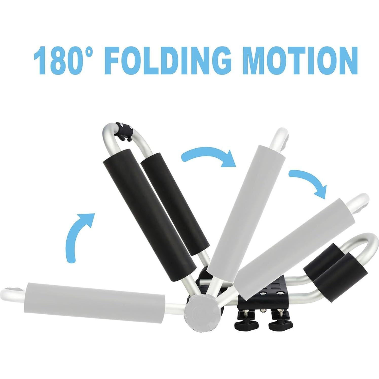 Soporte Plegable para Kayak YUANSHI, Aluminio, 165 lbs, Techo