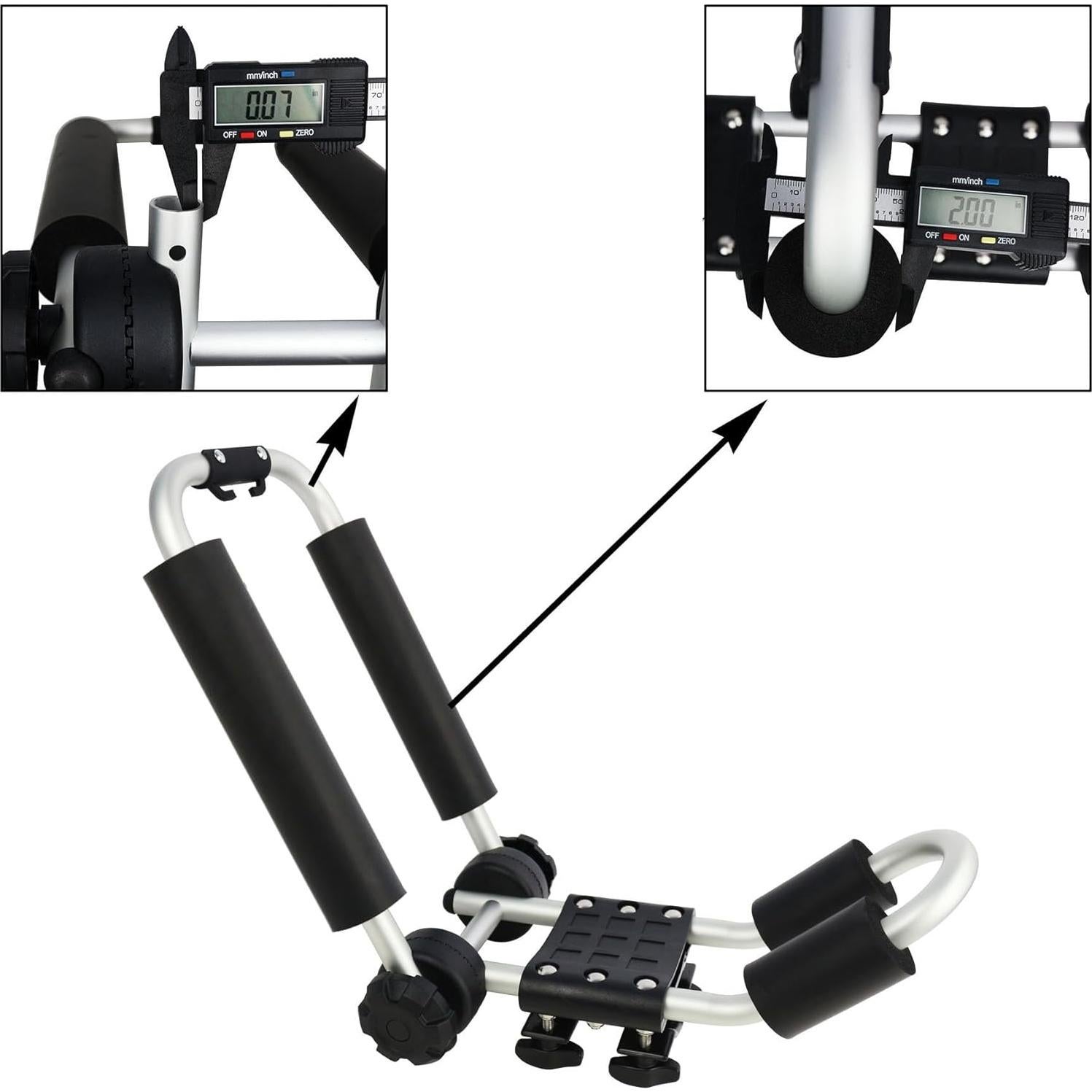 Soporte Plegable para Kayak YUANSHI, Aluminio, 165 lbs, Techo