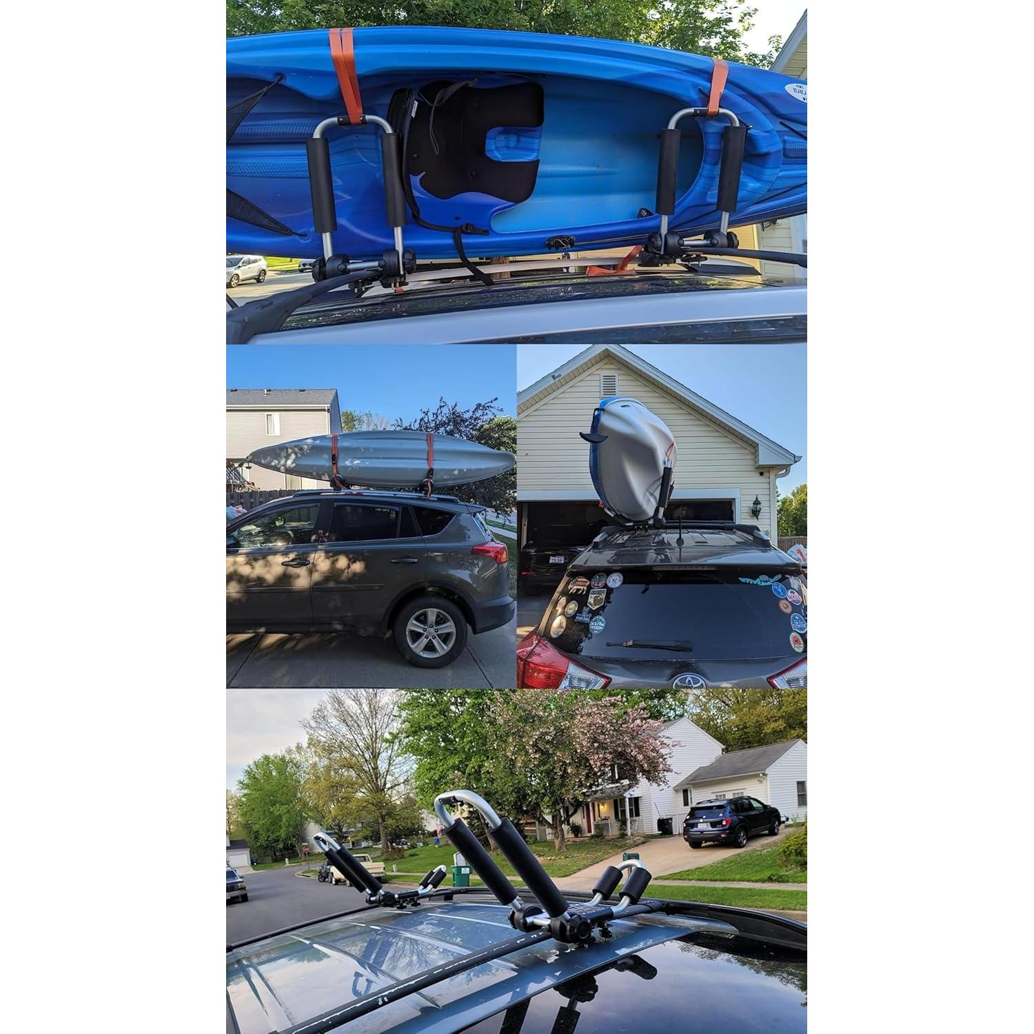 Soporte Plegable para Kayak YUANSHI, Aluminio, 165 lbs, Techo