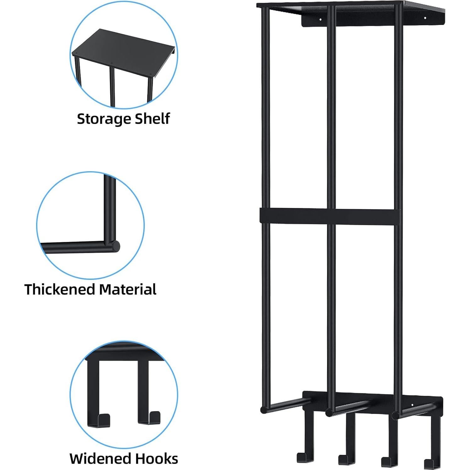 Soporte de Sillas de Camping CHJgroup - Estante Flotante Negro