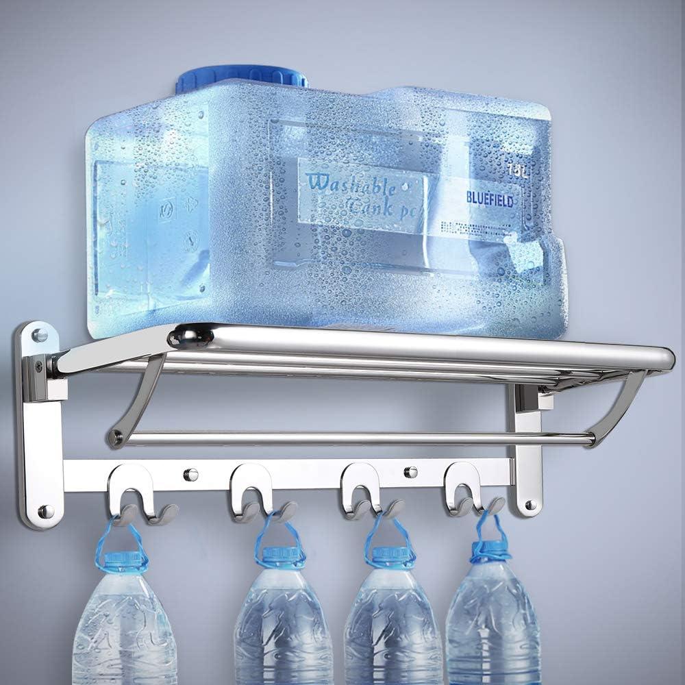 Soporte Plegable para Toallas HOONEX Acero Inoxidable 61 cm