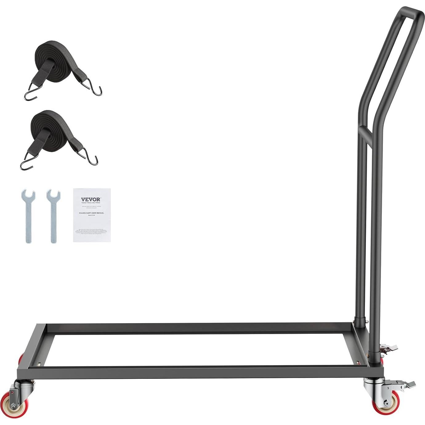 Carro para Sillas Plegables VEVOR, Capacidad 136 kg, Vertical