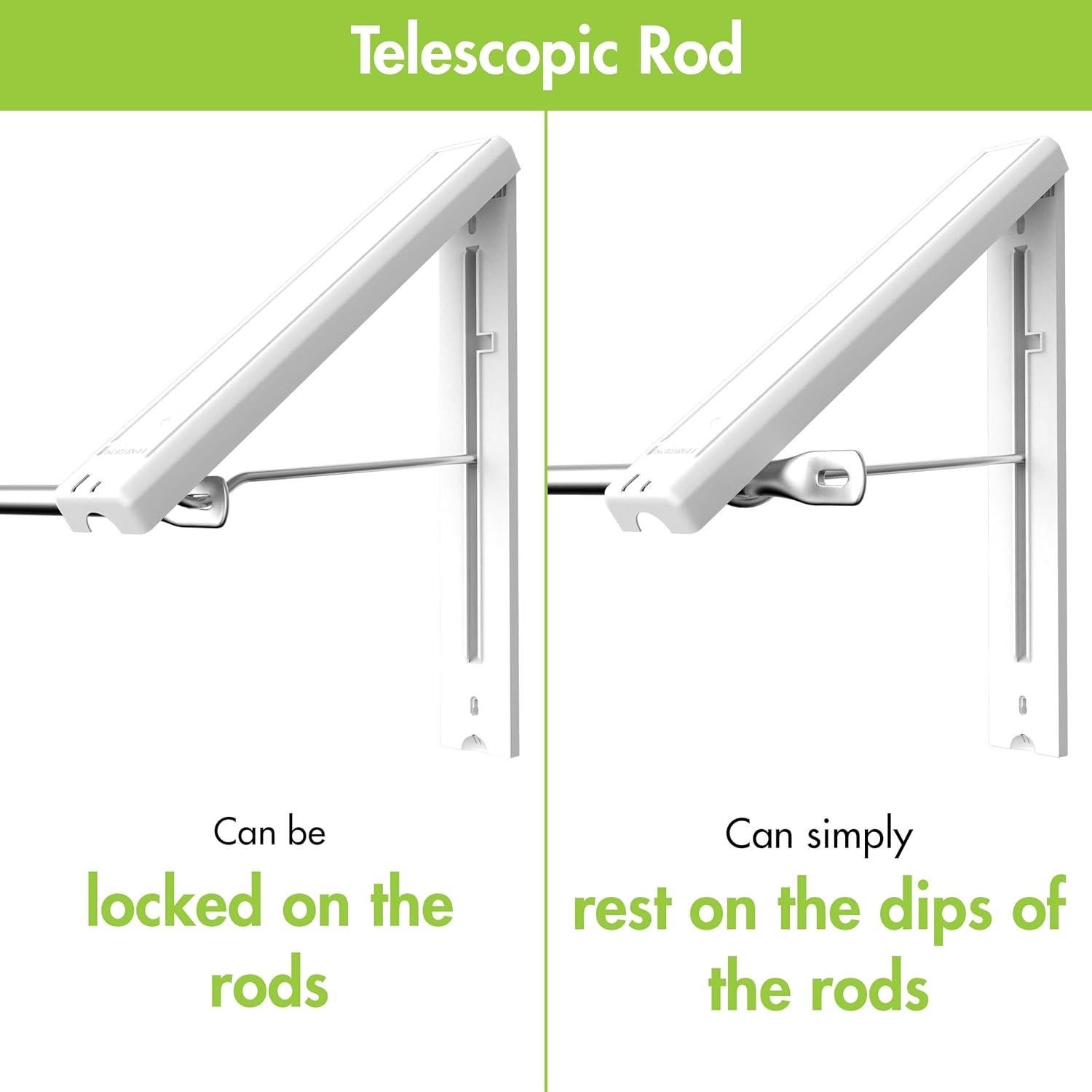 Estante Plegable QuikCLOSET para Secar Ropa - 152.4 cm