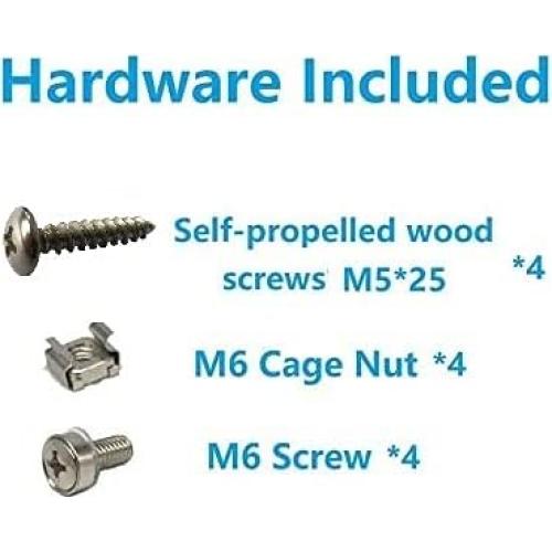 Estante Vertical 4U Mofangtech de Acero Laminado para Rack