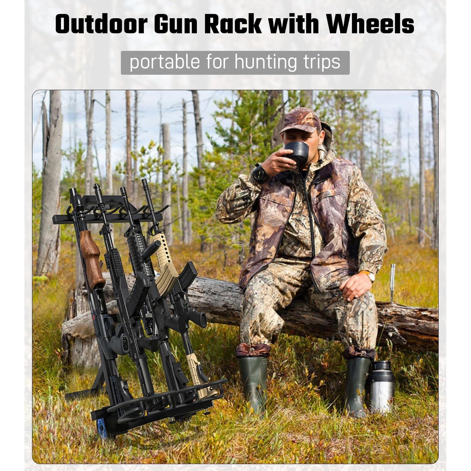 Soporte para Armas Plegable Nonkky TD-SSK con Ruedas