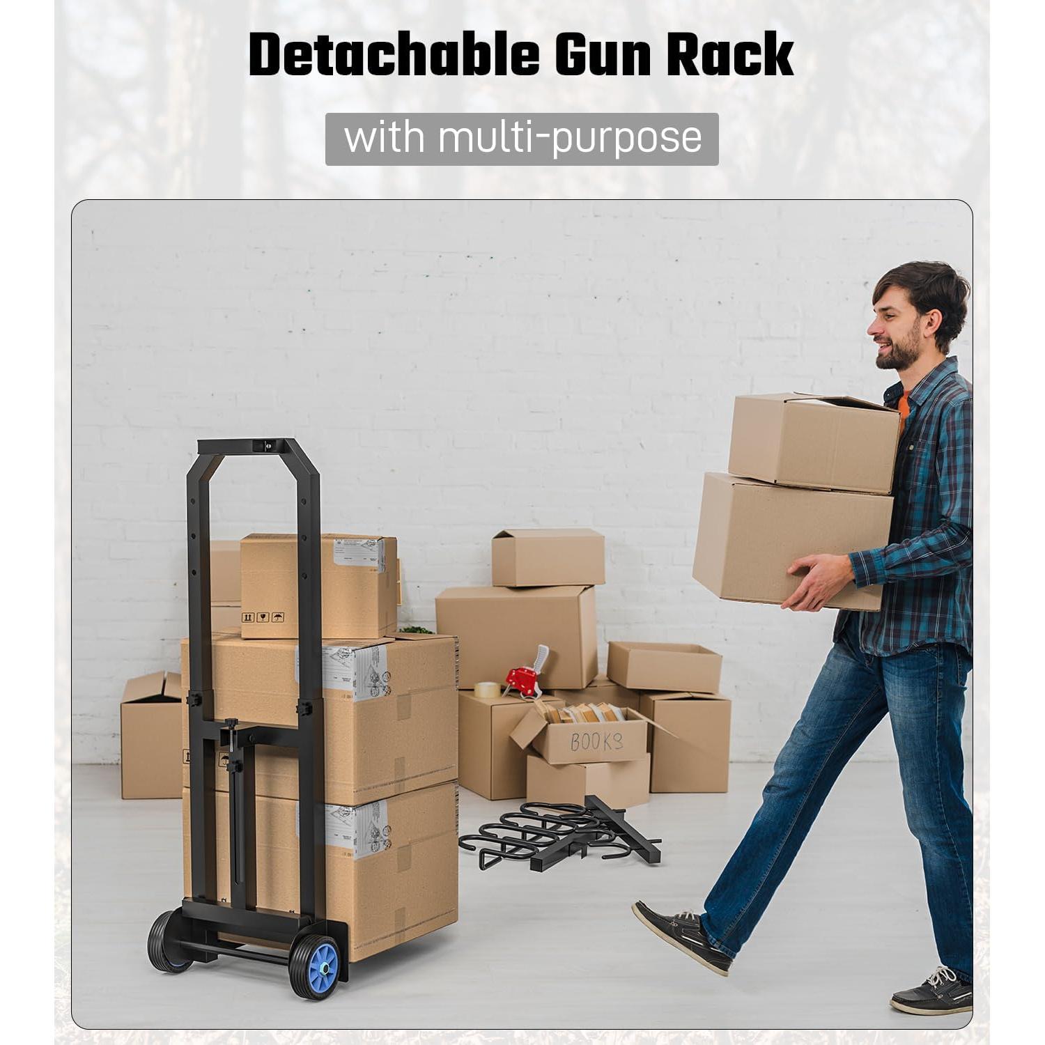 Soporte para Armas Plegable Nonkky TD-SSK con Ruedas