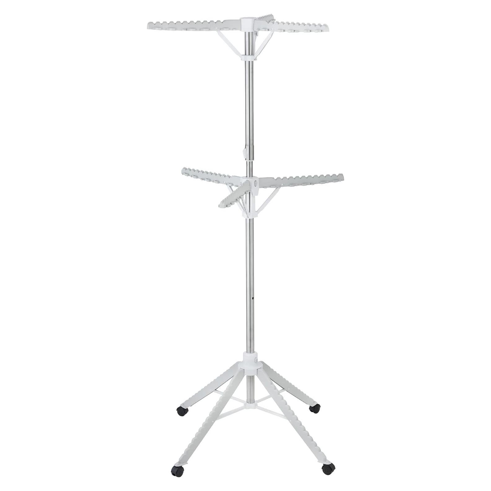 Soporte de Secado Plegable Go2 - Acero Inoxidable 2 Niveles