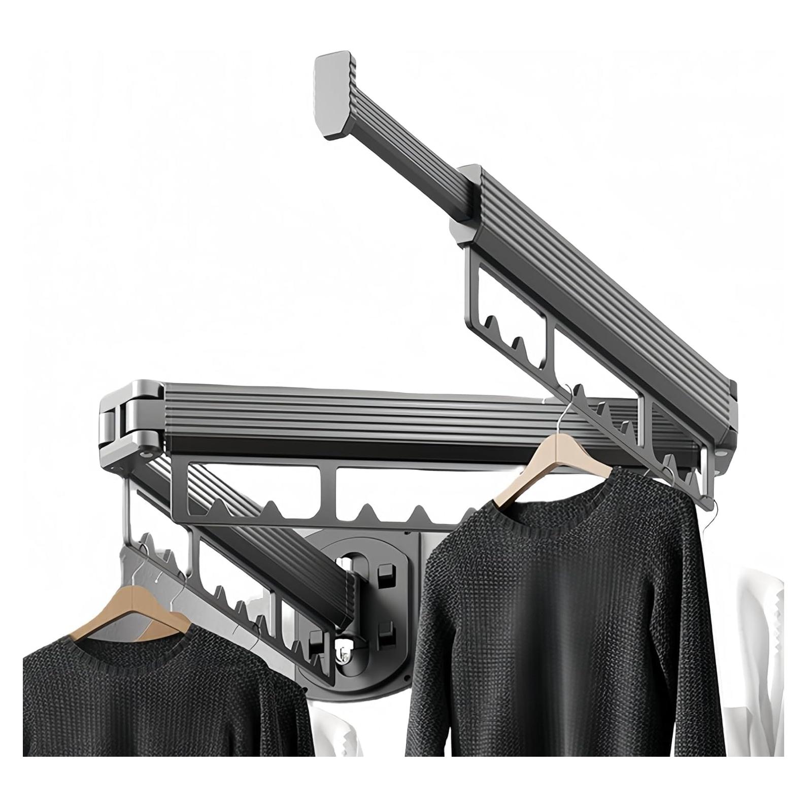 Estante de Secado Plegable Puixieom Gris 36.3 kg Montaje Pared